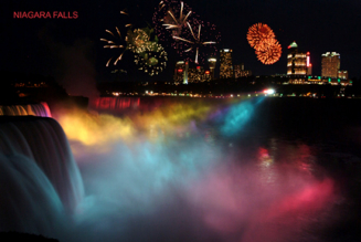 Niagara Falls at Night